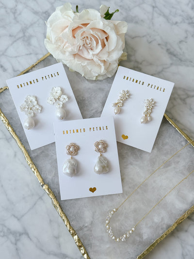 Garden Party Pearl Earrings