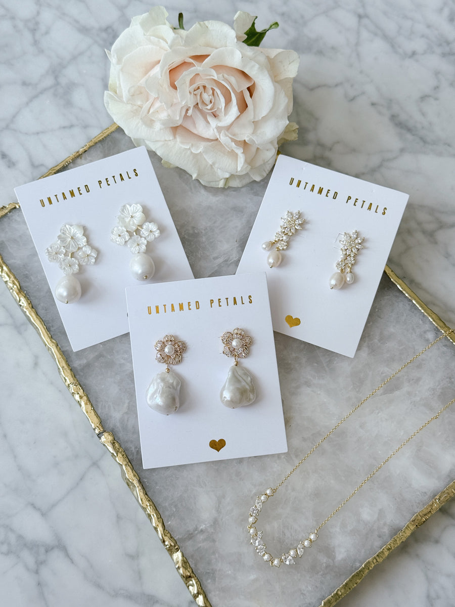 Garden Party Pearl Earrings