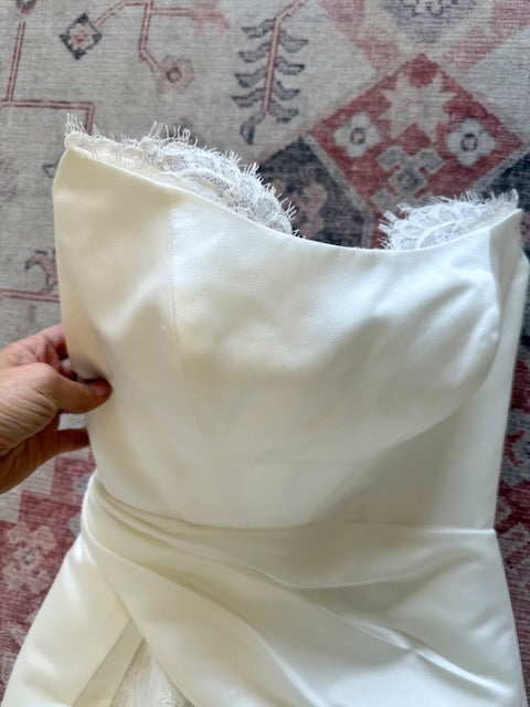 Satin Lace Strapless - SAMPLE SALE