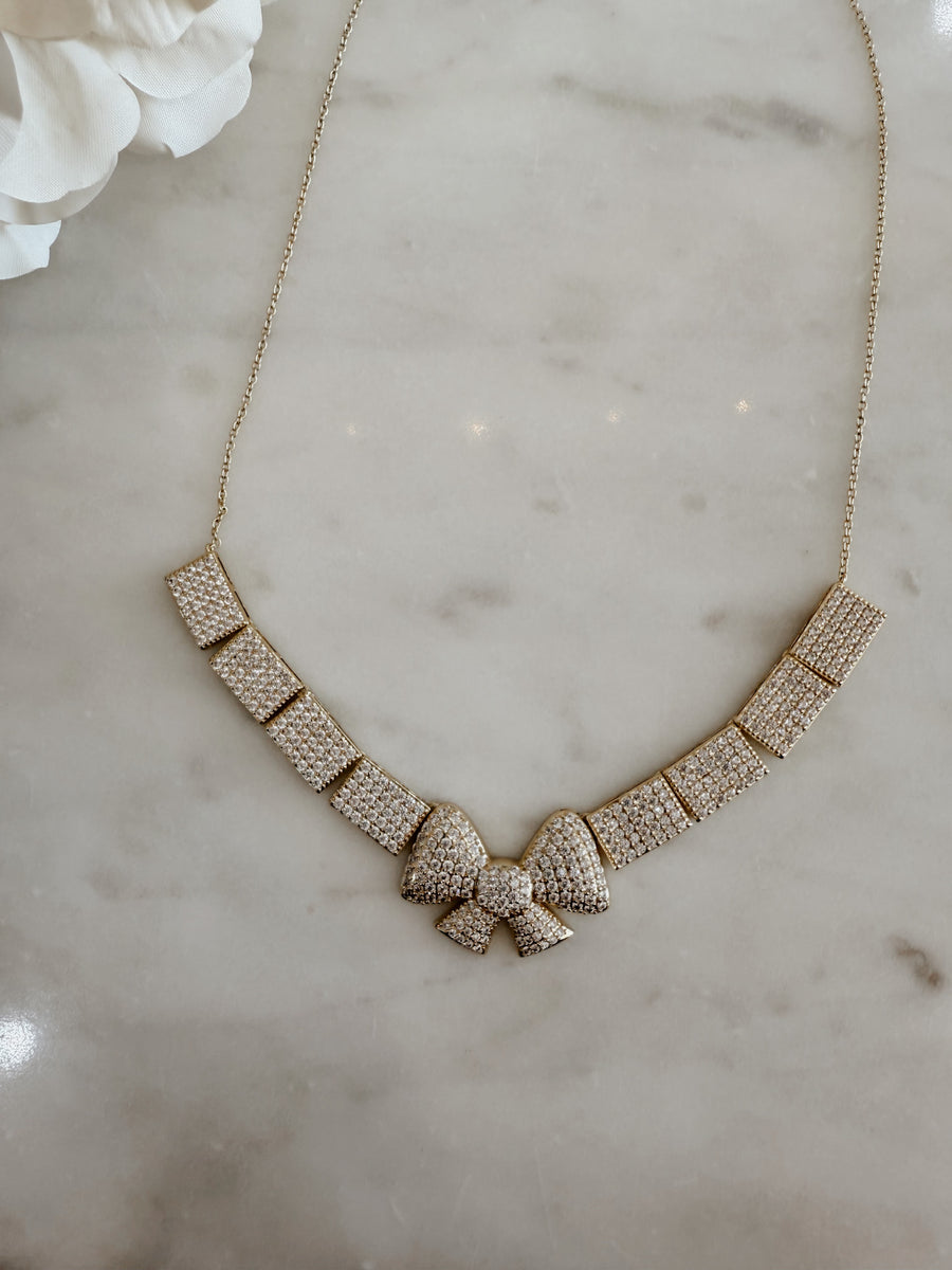 Bow Necklace -  SAMPLE SALE