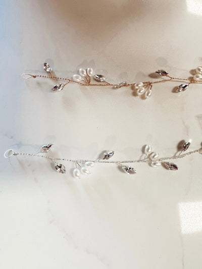 Ruby Bridal Headpiece