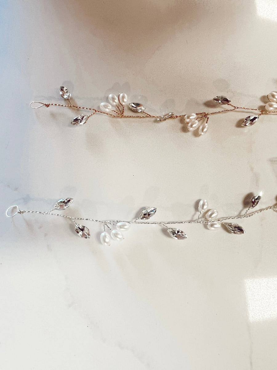 Ruby Bridal Headpiece