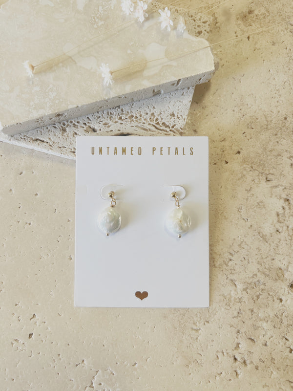 Opal Pearl Studs  - SAMPLE SALE