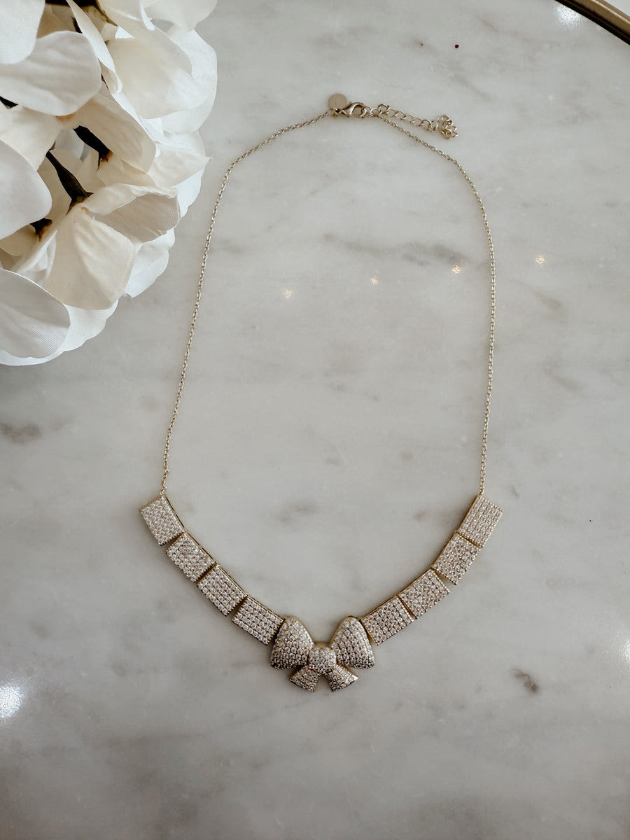 Bow Necklace -  SAMPLE SALE