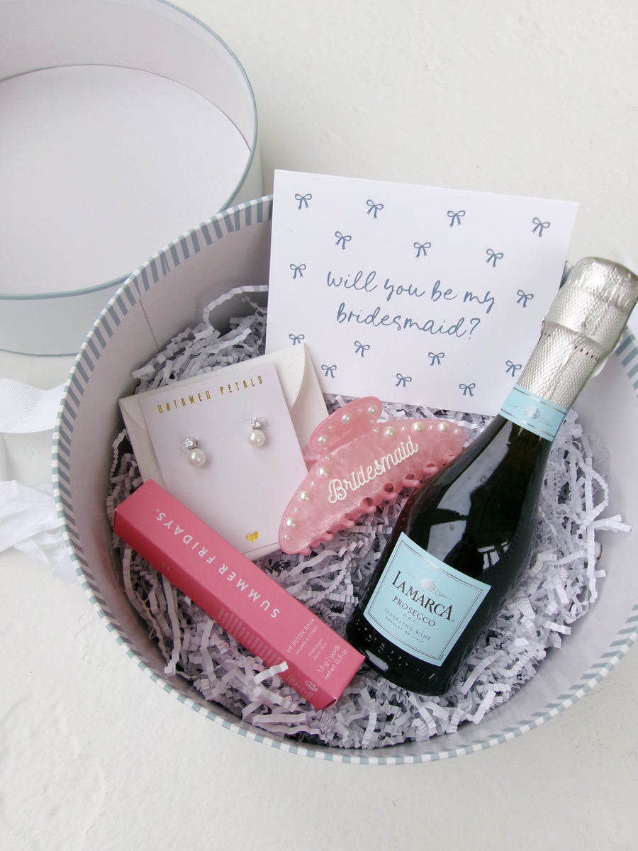 Bridesmaid Pink Pearl Claw Clip