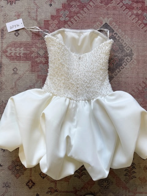 Pearl Bodice Straight Waist Bubble - SAMPLE SALE