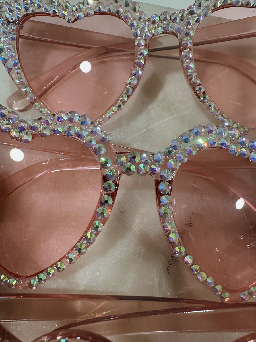 Hollywood Heart Sunnies - SAMPLE SALE - Damaged