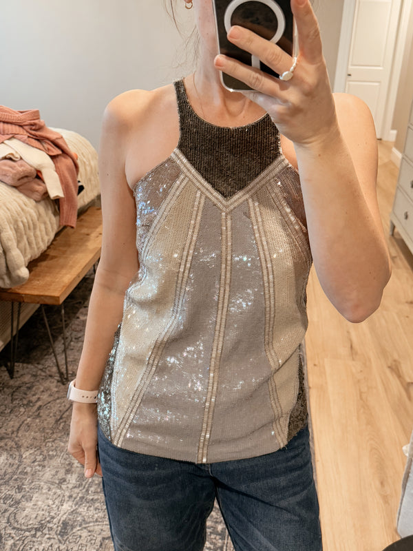 Sequin Party Top - Size 4