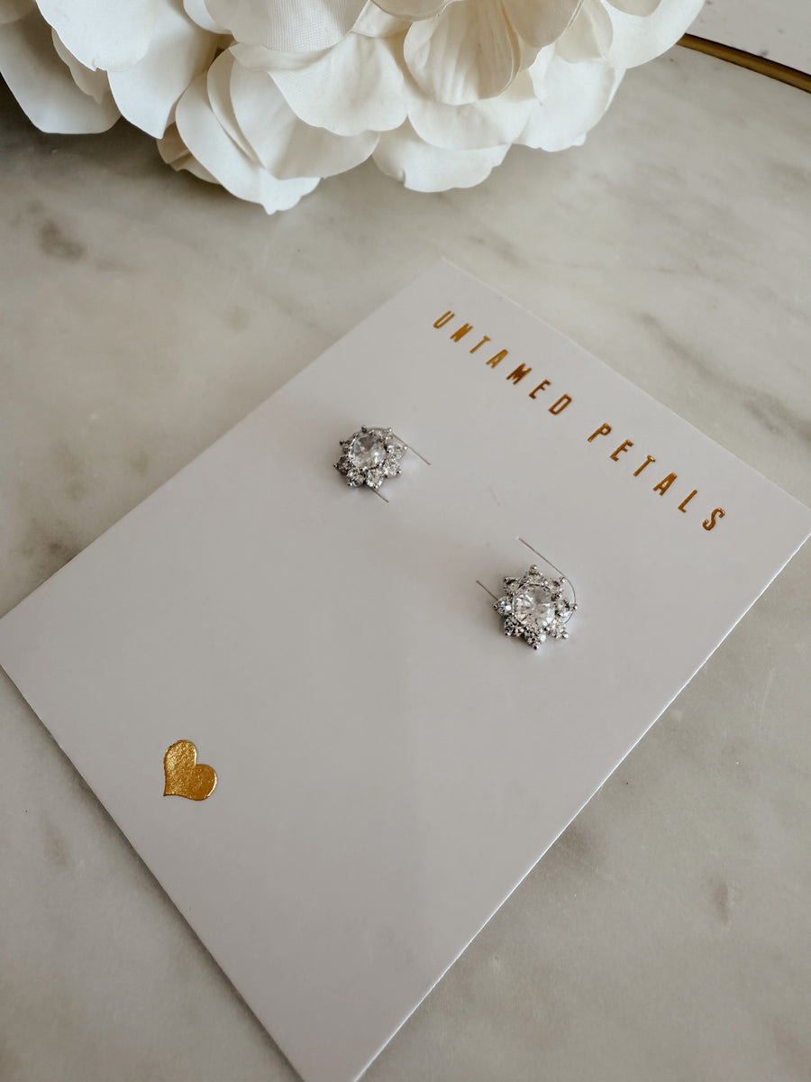 Poppy Crystal Studs  - SAMPLE SALE