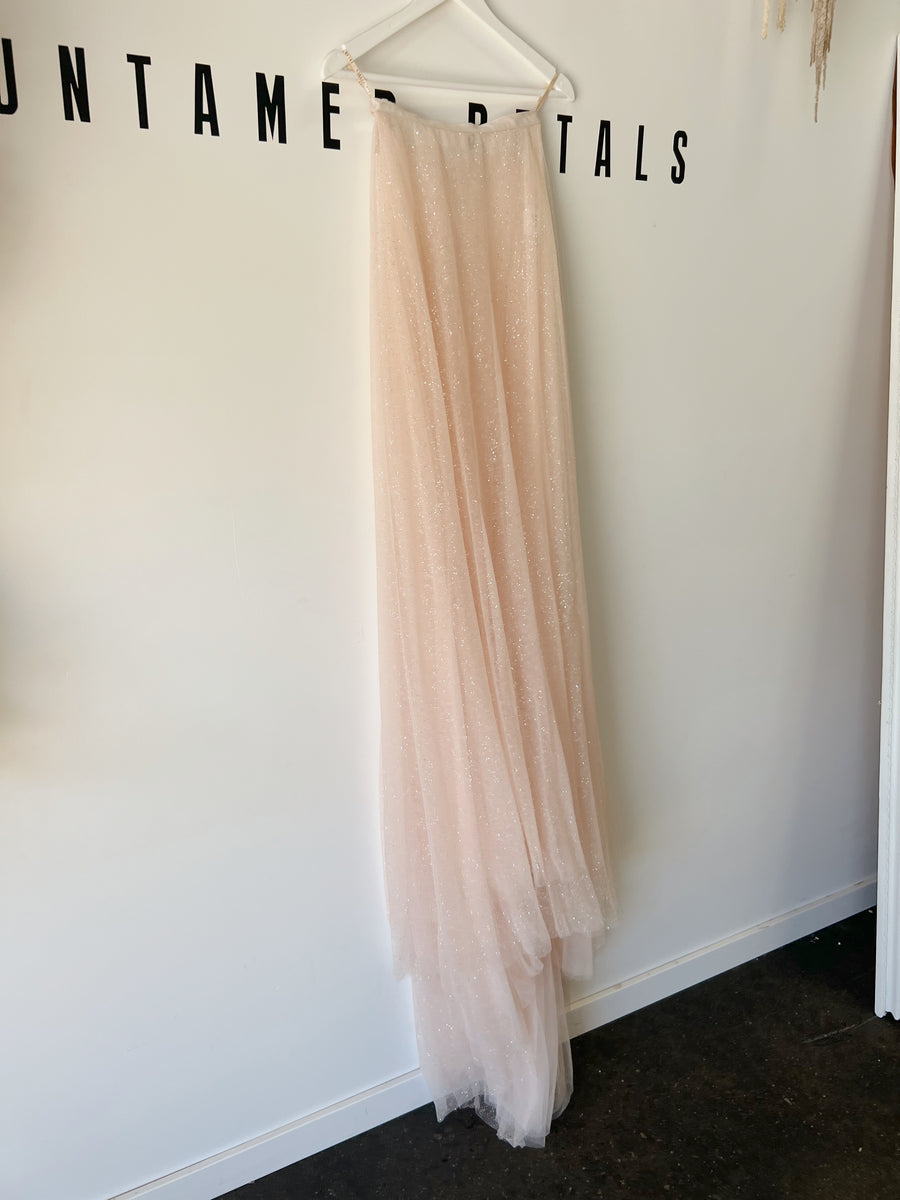 Emily Blush Overskirt - SAMPLE SALE