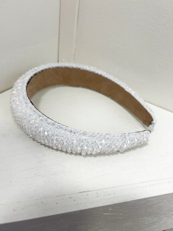 Crystal Headband - White