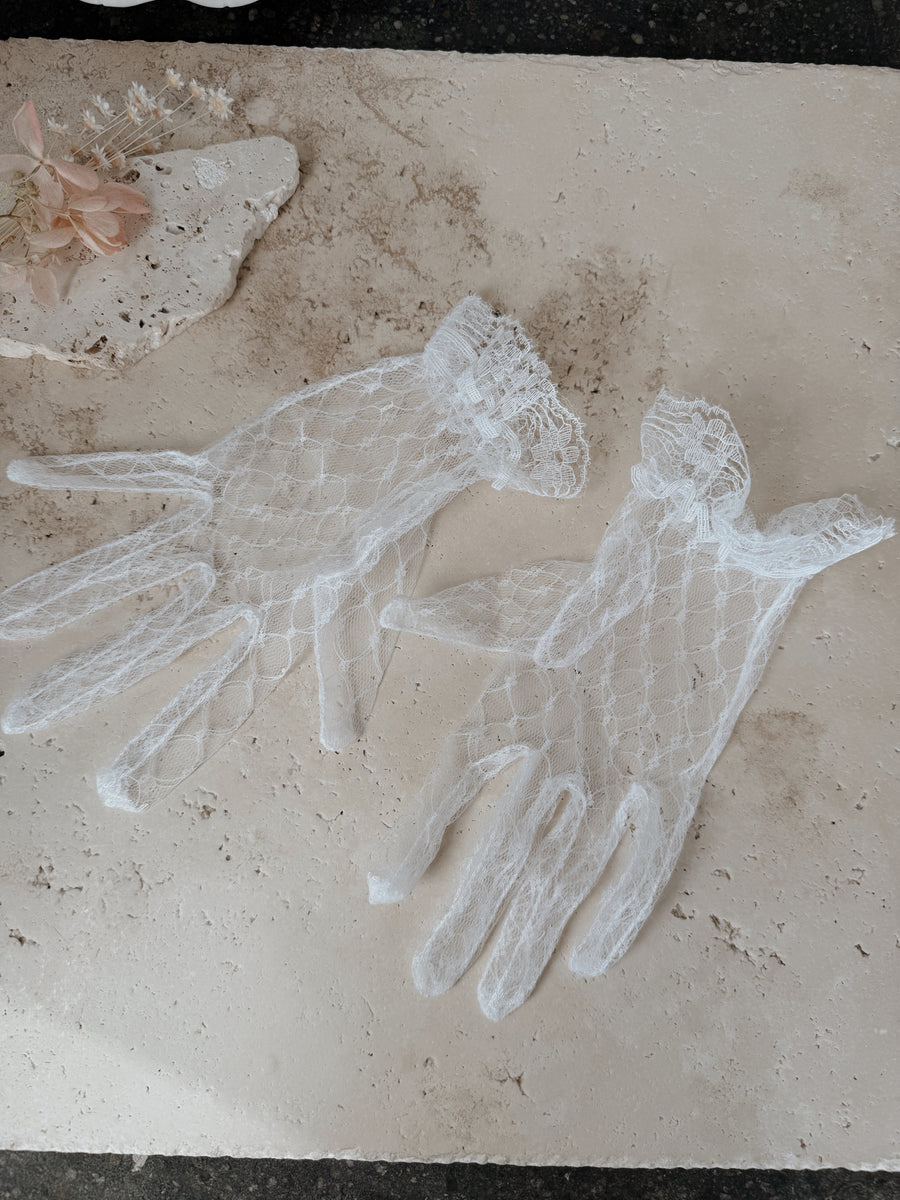 Sheer Lace Gloves - SAMPLE SALE