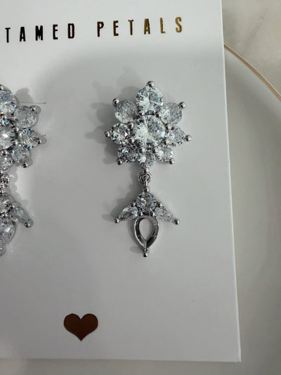 Whisper Crystal Drop Earrings - SAMPLE SALE - Damaged