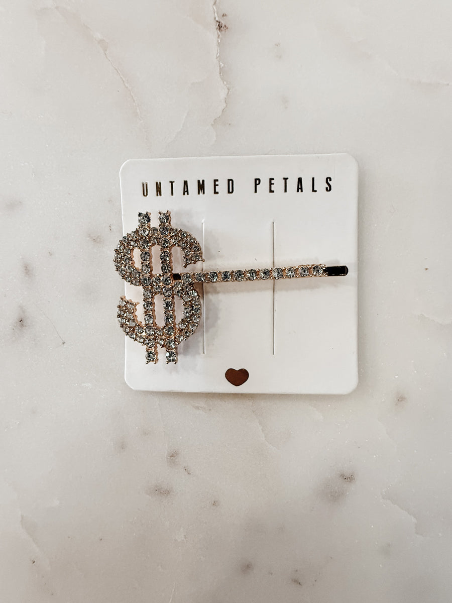 Money Sign Bobby Pin - SAMPLE SALE