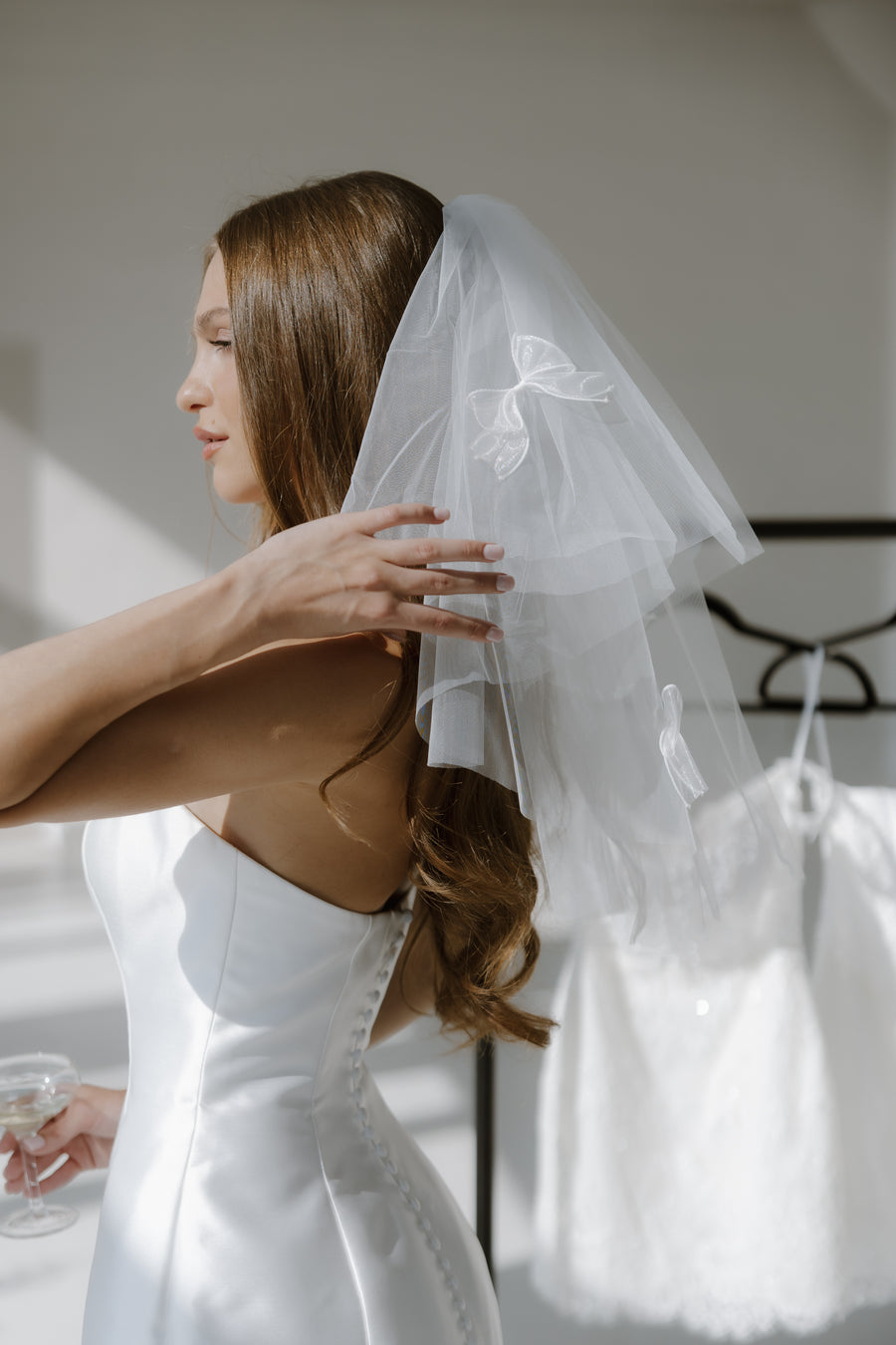 Tie the Knot Mini Veil