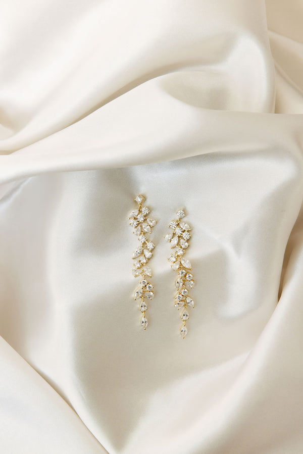 Trixie Crystal Drop Earrings