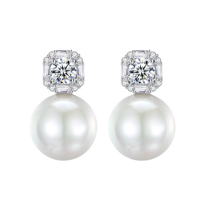 Kit Pearl and Crystal Earrings