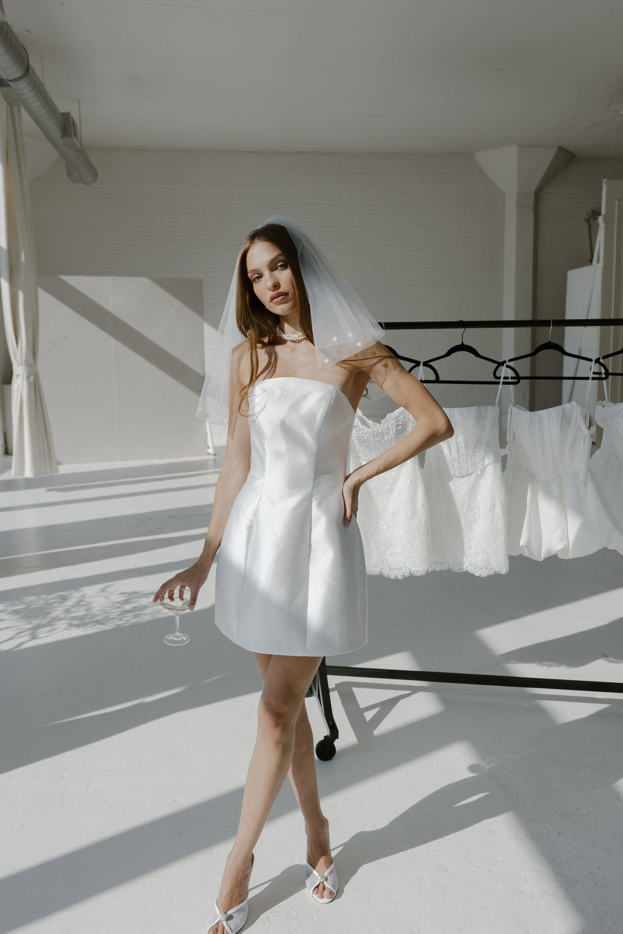 Bianca Mini Dress – Strapless Mikado Mini Dress Bianca Mini Dress – Strapless Mikado Mini Dress