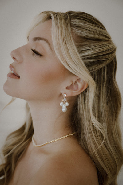 Astoria Freshwater Pearl Drop Earrings
