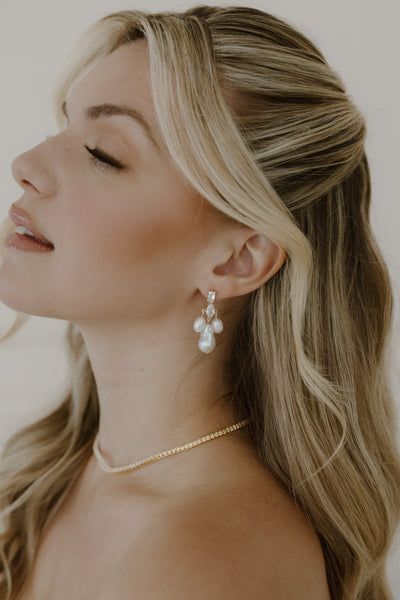 Astoria Freshwater Pearl Drop Earrings