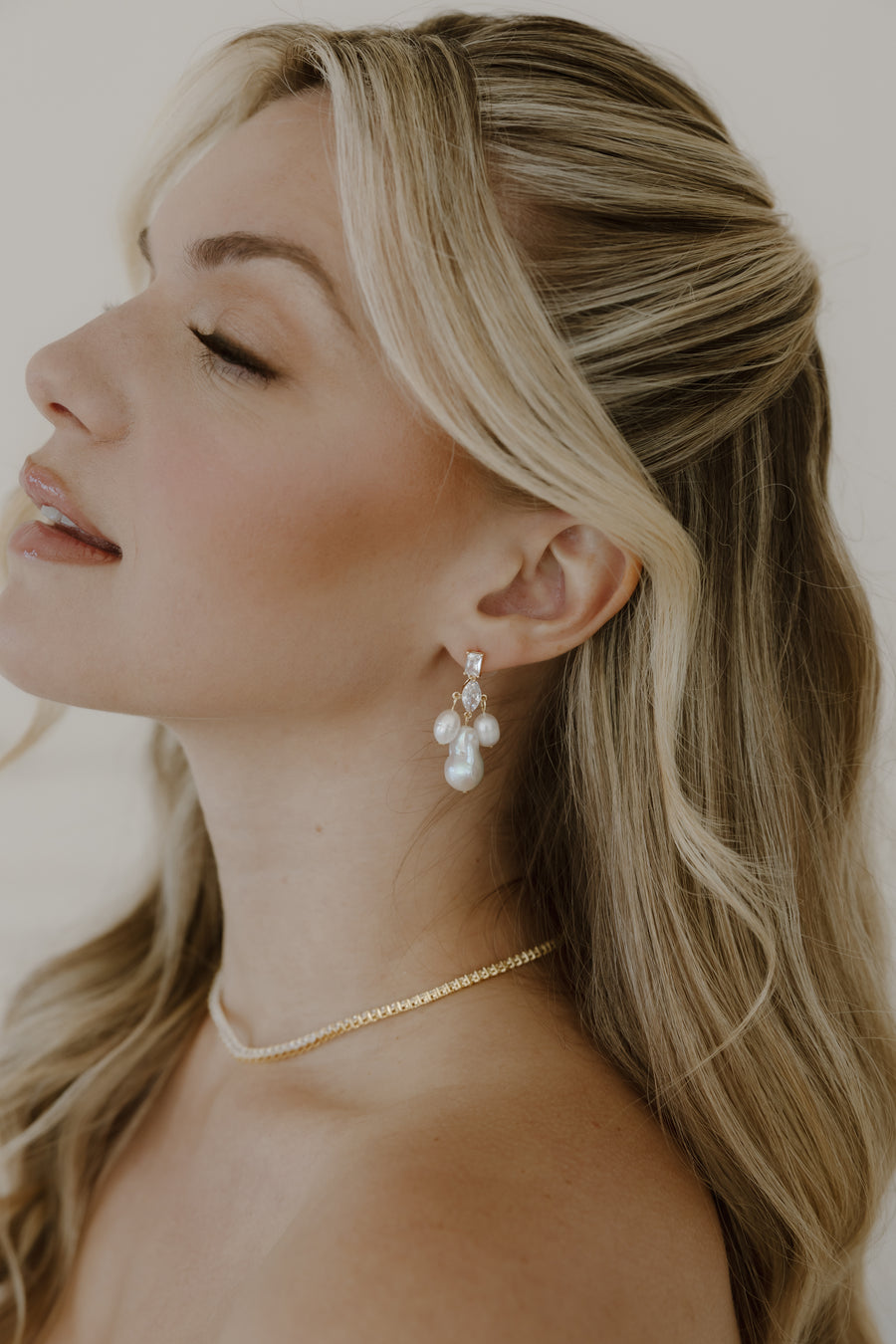 Astoria Freshwater Pearl Drop Earrings