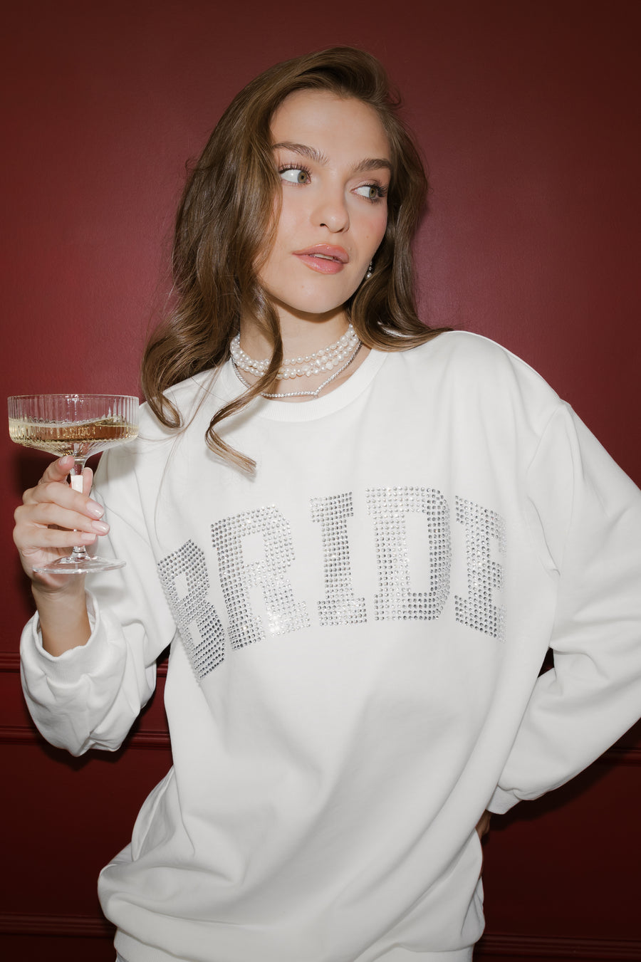 BRIDE Crystal Sweatshirt