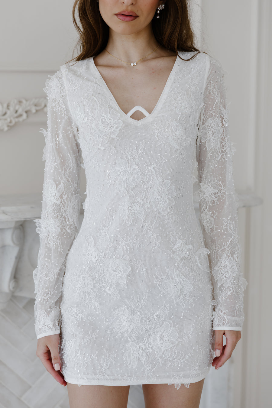 Everly Mini Dress - Ivory