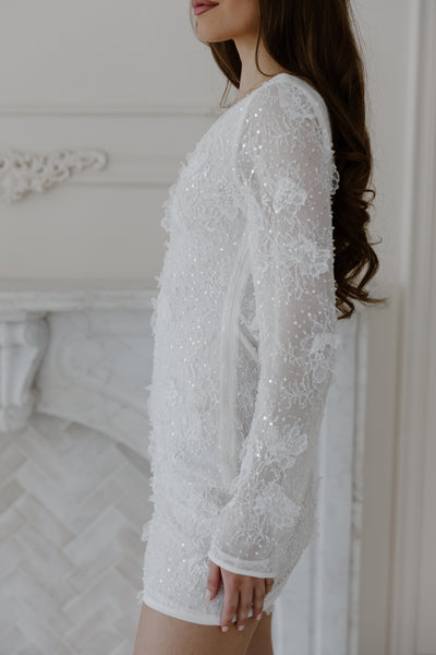 Everly Mini Dress - Ivory