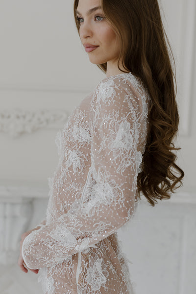 Everly Mini Dress - Nude