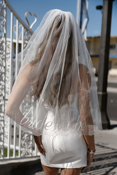 Bride To Be Mini Veil