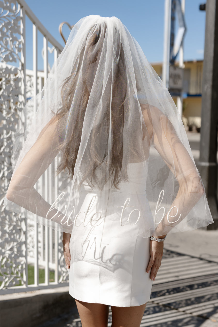 Bride To Be Mini Veil