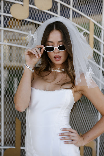 Tie the Knot Mini Veil