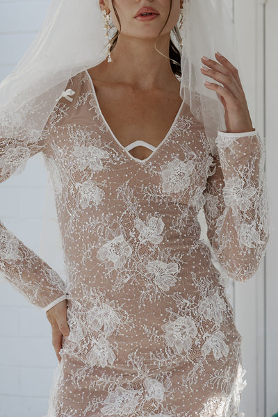 Everly Mini Dress - Nude