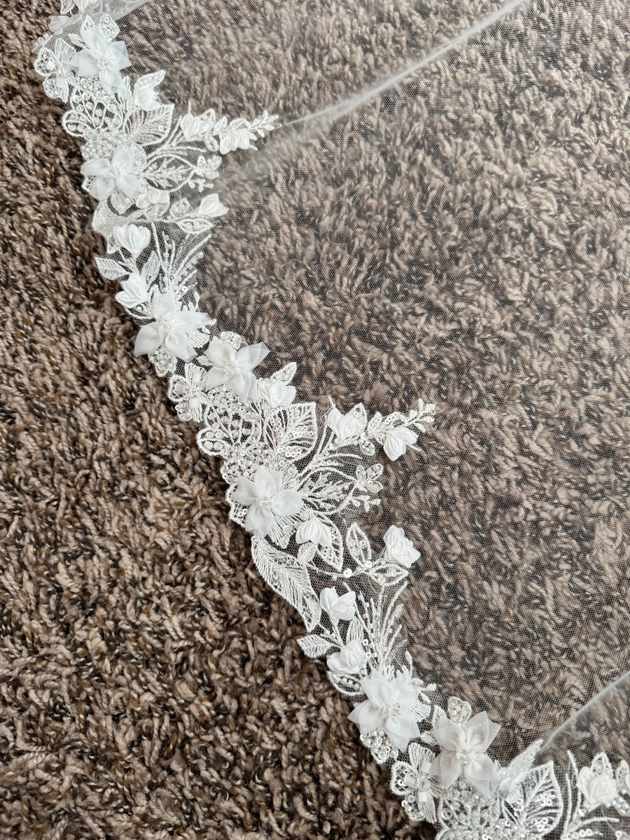 Enchanted Bloom Veil - SAMPLE SALE