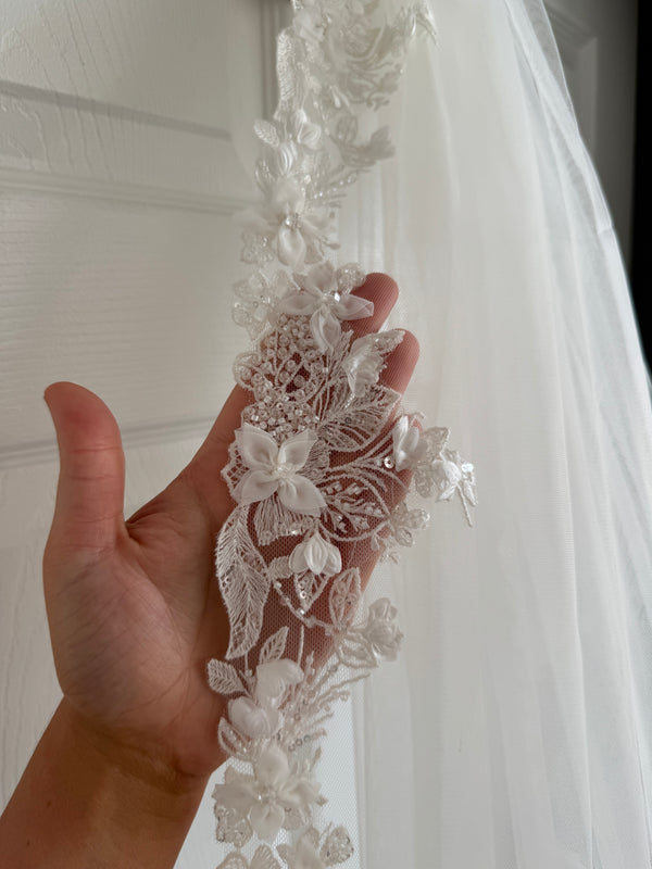 Enchanted Bloom Veil - SAMPLE SALE