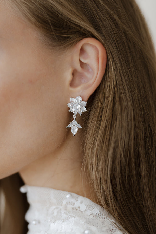 Whisper Crystal Drop Earrings