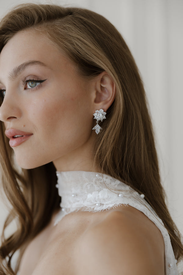 Whisper Crystal Drop Earrings