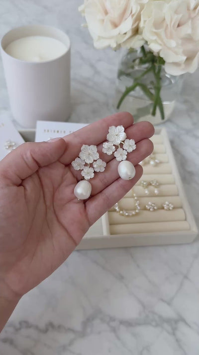 Garden Party Pearl Earrings