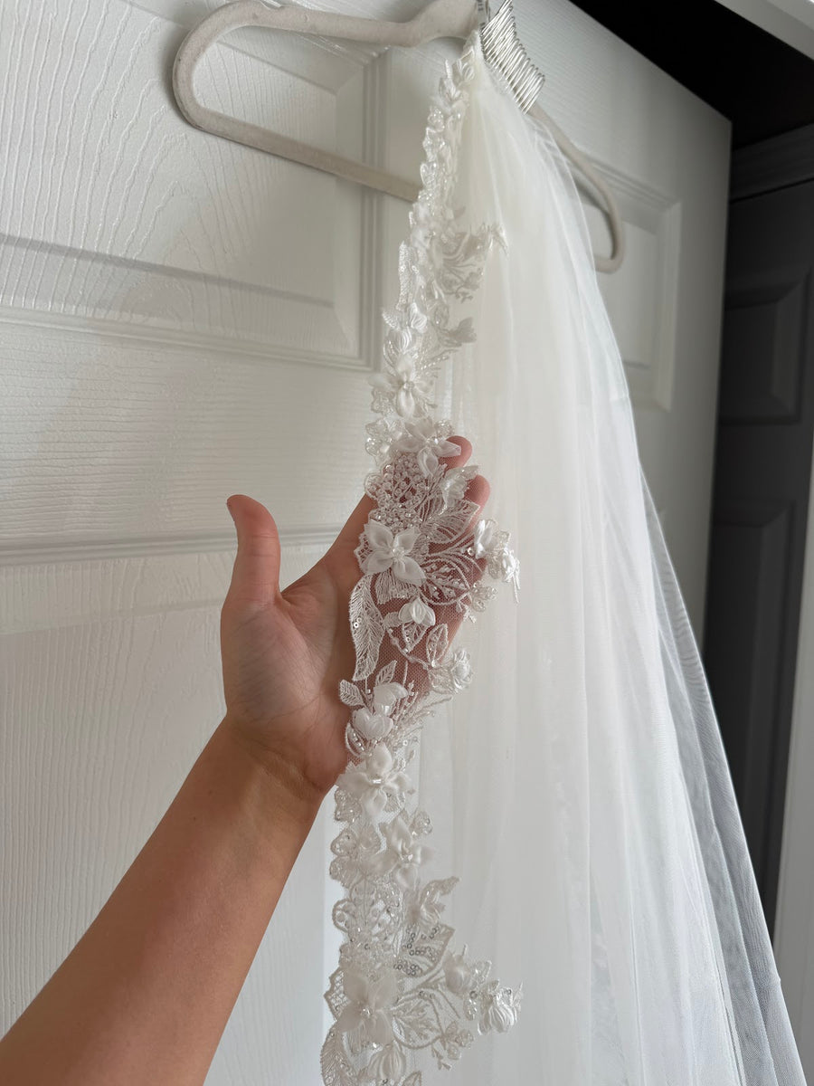 Enchanted Bloom Veil - SAMPLE SALE