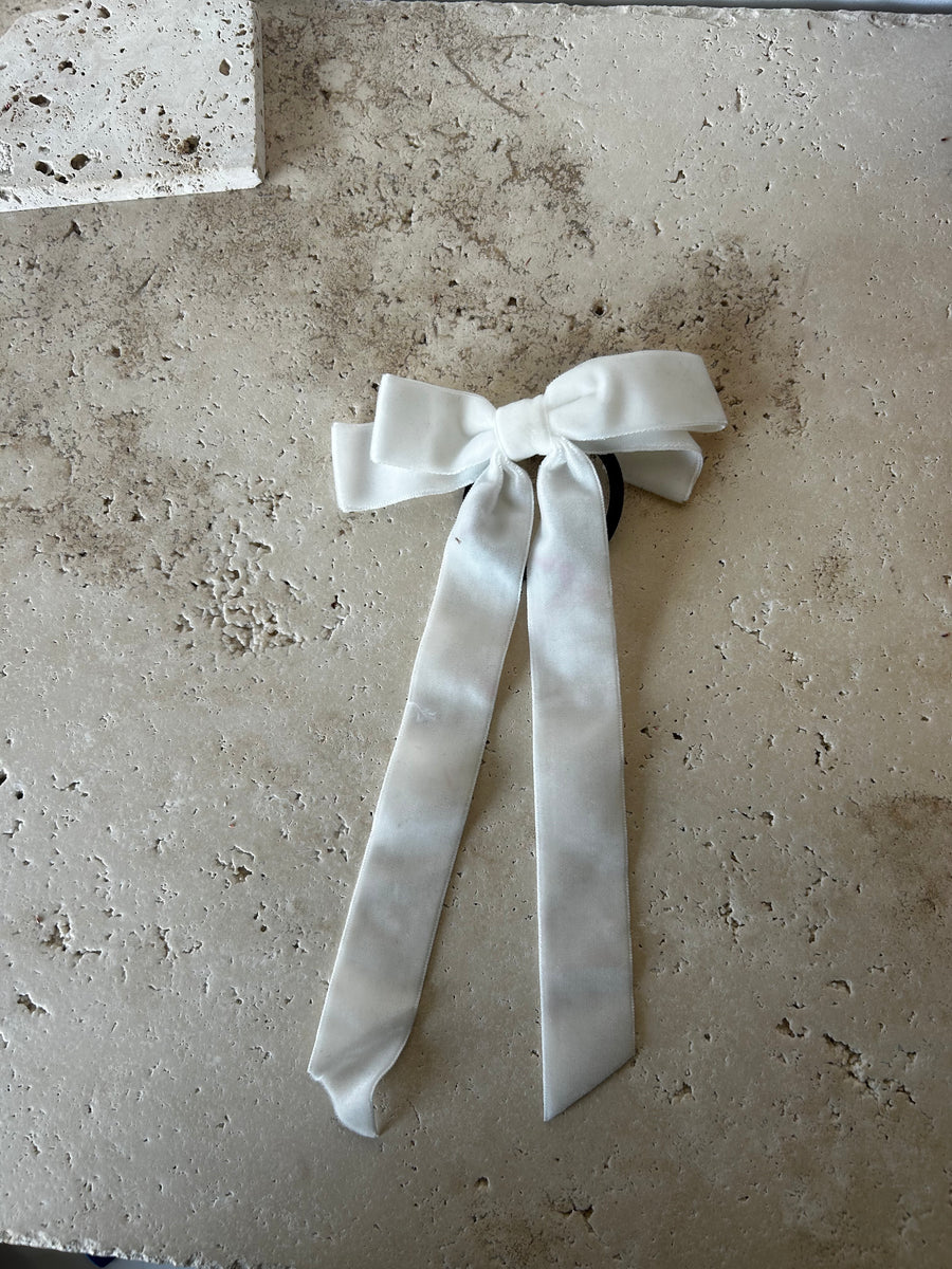 UP Bow Velvet Hair Tie - SAMPLE SALE