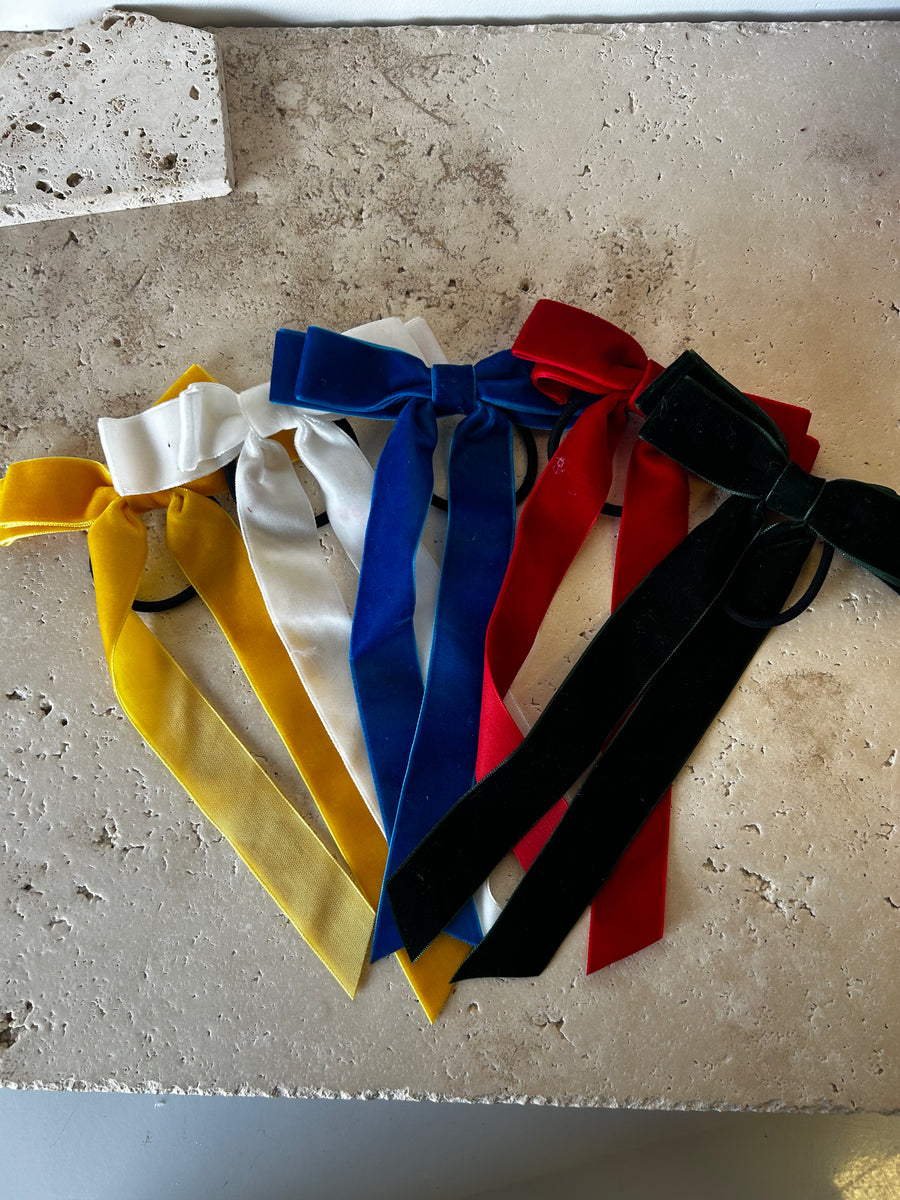 UP Bow Velvet Hair Tie - SAMPLE SALE