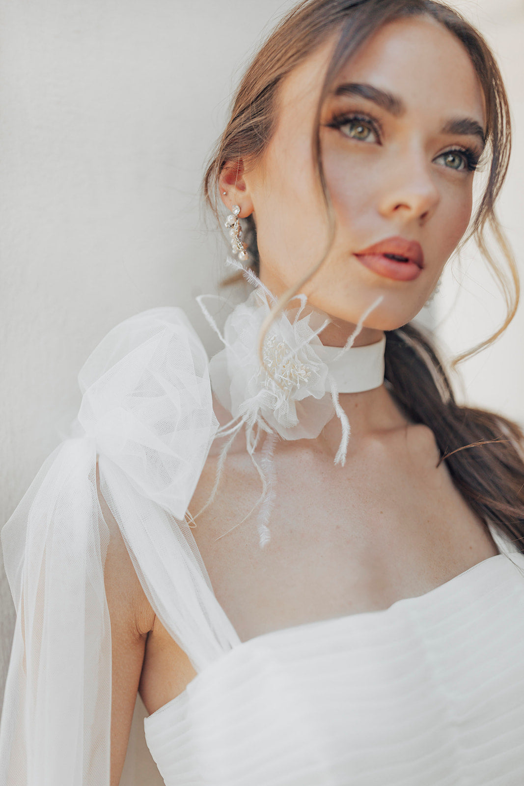 Untamed Petals Summer Choker Flower Bridal Choker Size Large