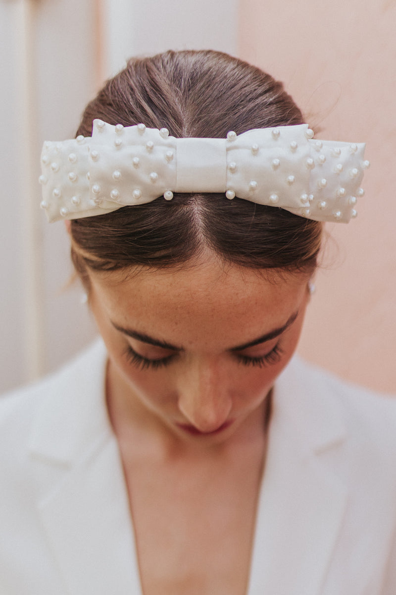 Abby Bow Headband - Sample Sale