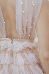 Baroness Pearl Gown - Nude
