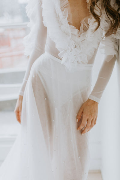Ali Pearl Overskirt - SAMPLE SALE – Untamed Petals Ali Pearl Overskirt - SAMPLE SALE – Untamed Petals