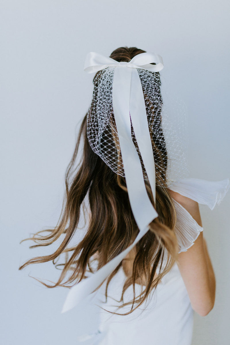 Untamed Petals Padma Birdcage Veil