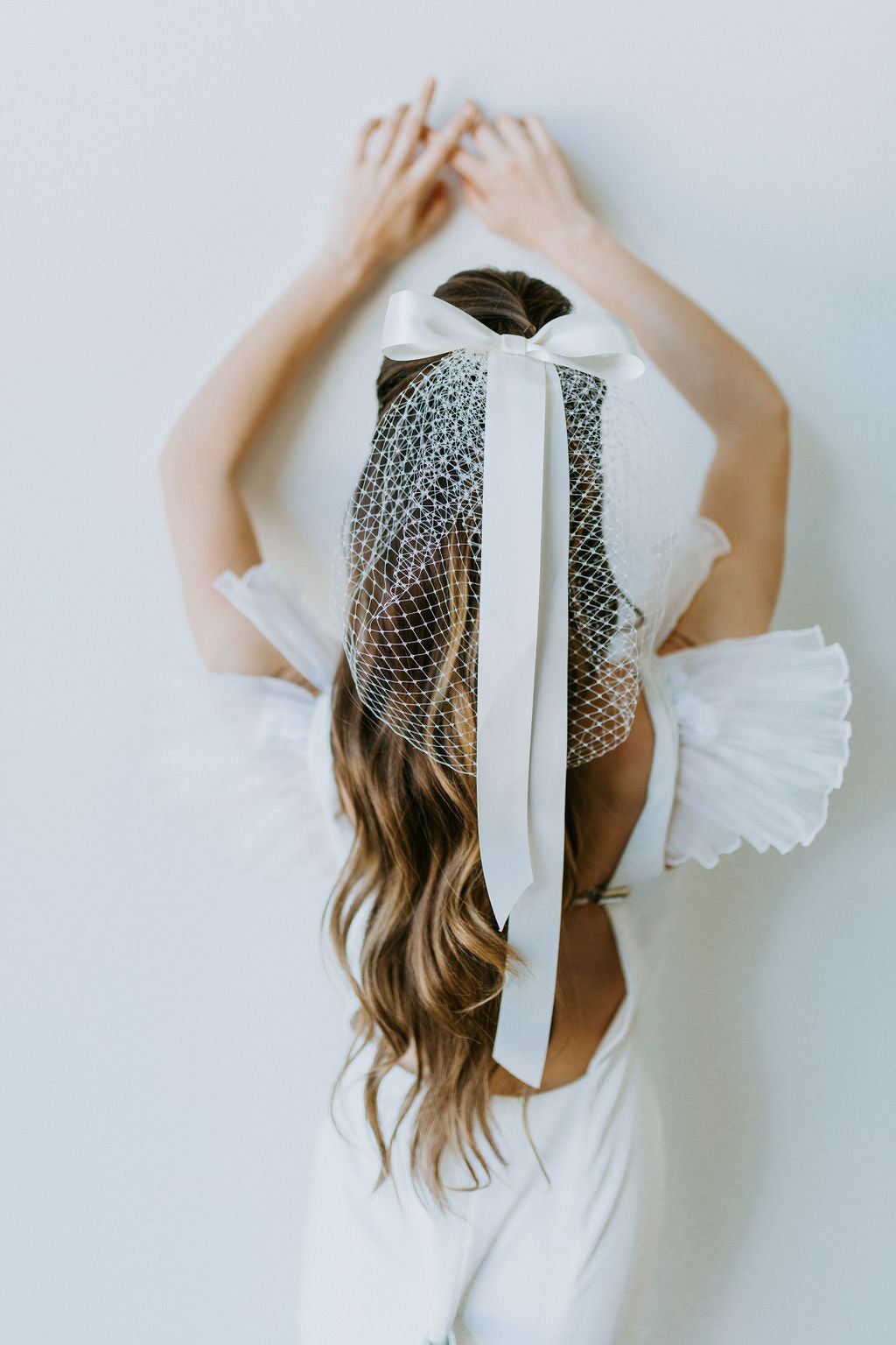 Untamed Petals Padma Birdcage Veil