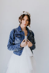 Laura Puff Pearl Sleeve Jacket - SAMPLE SALE