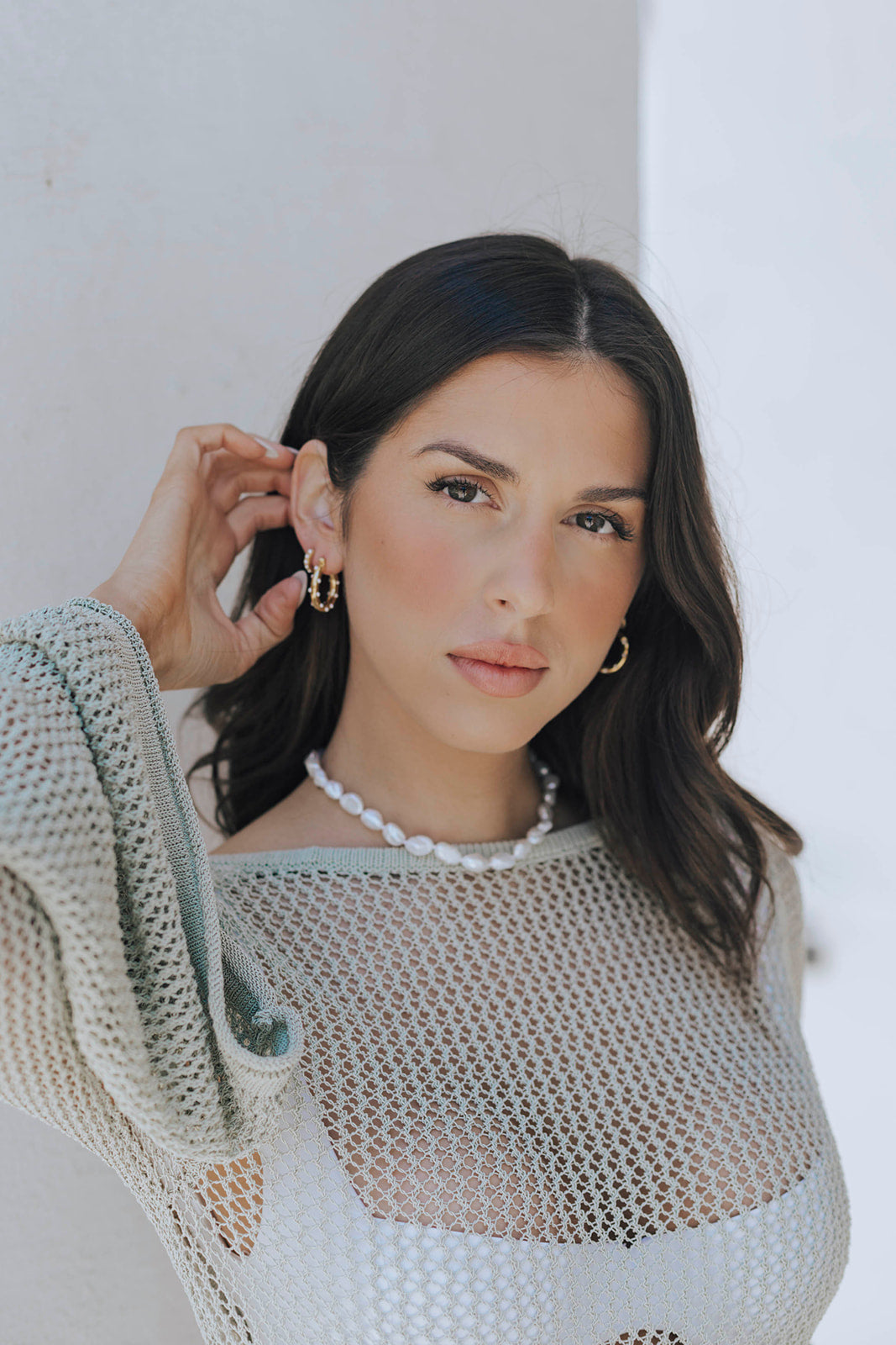 Sea Breeze Freshwater Pearl Choker – Untamed Petals