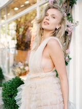 Baroness Pearl Gown - Nude